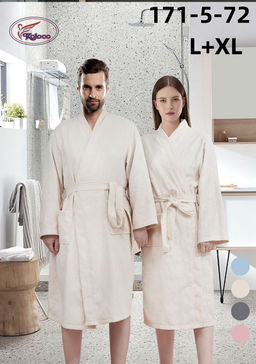 Халат Вафельный L 171-5 КРЕМОВЫЙ