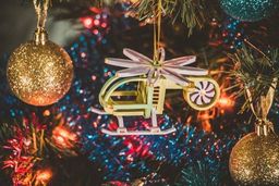 Игрушка на елку: Вертолет малый 90YY61_504