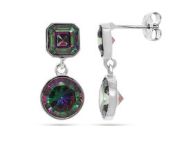 Серьги, мистик кварц, Авеню