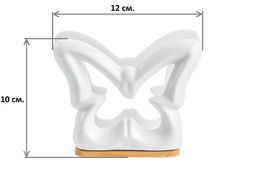 Салфетница 12*5*10 см Бабочка на дер. подставке - Elan gallery фото 2