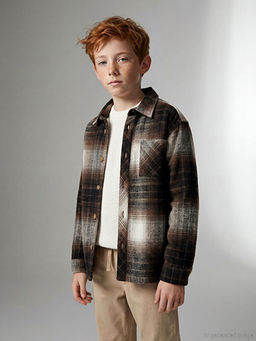 Ekose Erkek ?ocuk Oduncu G?mlek