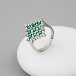 Кольцо Арт. 3V-5824-W - MyGemma фото 2