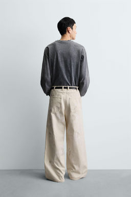 ABSTRACT PRINT TEXTURED TROUSERS - Zara фото 3