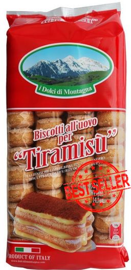Печенье Савоярди сахарное для тирамису ТМ "I dolci di montagna" (0,400 кг)