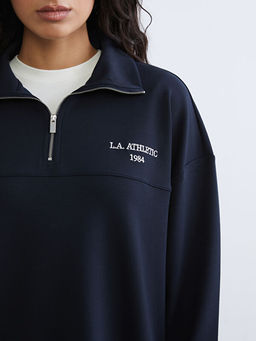 L.A. Athletic Nak??l? Kad?n Kal?n Sweatshirt Tunik