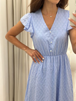 Платье Лусеро (голубой) - Nadi bordo фото 3