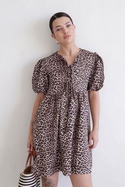 Martichelli Платье с анималистичным принтом  фото 13