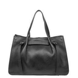 Y2828-1 black, Женская кожаная сумка, Barcelo Biagi