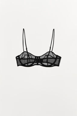 MESH UNDERWIRE BRA - Zara фото 3