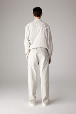 Брюки прямого кроя из габардина прямого кроя - Defacto фото 4