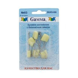 БУЛАВКИ BUKS-006 АНГЛИЙСКИЕ С БЕЗОПАСНЫМ ЗАМКОМ GAMMA