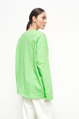 Лонгслив Summer24 Pastel lime - Erist store фото 4