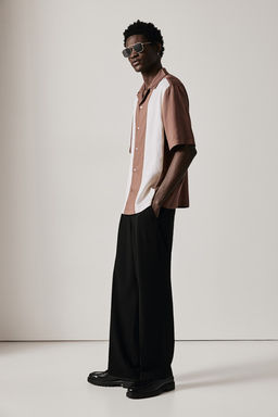 Camisa resort de lyocell Regular Fit