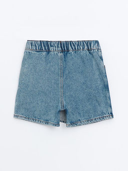 Beli Lastikli K?z ?ocuk Jean ?ort Etek