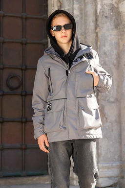 Куртка 4м3725 серый - Nikastyle фото 10