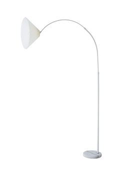 Торшер напольный "Волна" Е27 40Вт белый подставка камень 30х90х180 см