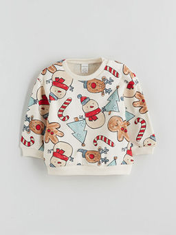 Y?lba?? Temal? Erkek Bebek Sweatshirt ve E?ofman Alt?