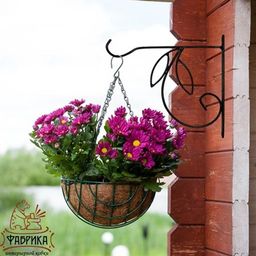 Кронштейн для цветов 52-040 - Фабрика интерьерной ковки фото 2