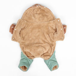 Комбинезон Прогулка, размер XS (ДС 20, ОГ 33, ОШ 23 см, до 3 кг), бежевый/мятный - Simaland фото 8