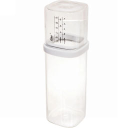 Банка для продуктов стеклянная 800мл "Olala" с мерный стаканом