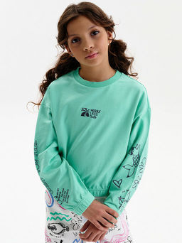 PELICAN, толстовка для девочек, Ментол фото 2