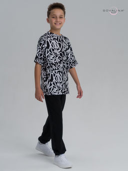 Костюм Daily men надписи-черный - Sovalina фото 15