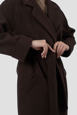 01-12224 Пальто женское демисезонное (пояс) - El podio фото 8