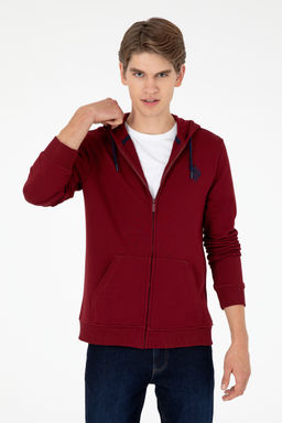 Мужской бордово-красный свитшот Неожиданная скидка в корзине - U.s. polo assn фото 8