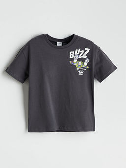 Bisiklet Yaka Toy Story Bask?l? Erkek ?ocuk Ti??rt
