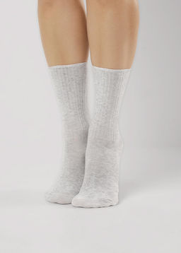 CLE Носки жен.Д2422 база лапша меланж св.бежевый - Clever wear фото 11