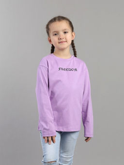 CRB wear / CSJG 64028-45-433 Джемпер для девочки,сиреневый/Ex.Cherubino