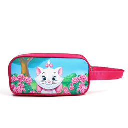 Косметичка детская для девочки 22×11×1.5 см, Коты аристократы