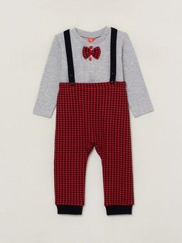 CRB wear/CWNB 90076-11 Комплект для мальчика (джемпер, брюки), светло-серый меланж/Ex.Cherubino