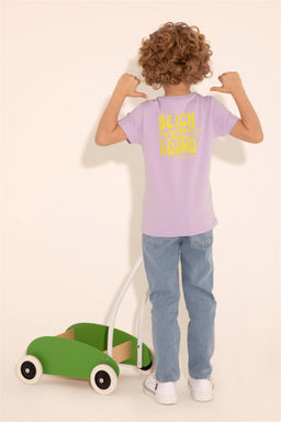 U. S. Polo Assn / Сиреневая футболка с круглым вырезом для мальчиков - U.s. polo assn фото 7