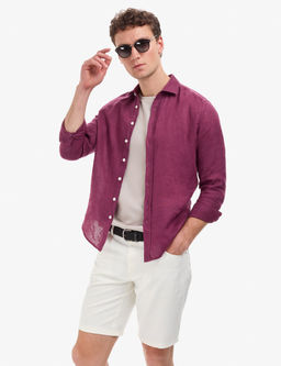 M_rd_m %100 Keten Regular Fit Uzunkollu G_mlek