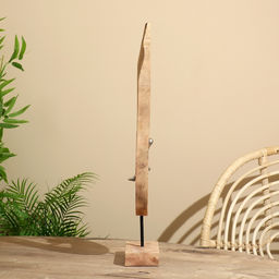 Сувенир «Качель», 18.5×9×62 см, алюминий, манговое дерево