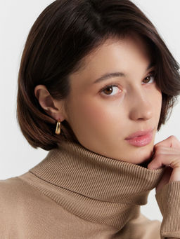 Серьги металлические золотистые - Mark formelle фото 4