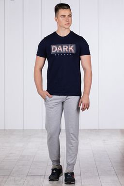 Брюки спортивные 
 3.MM141B-серый-светлый