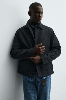 TWILL TEXTURED OVERSHIRT - Zara фото 5