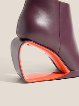 Ботильоны UNITED NUDE Mobius Ankle Bootie Hi Артикул 4638765, фиолетово-бордовый
