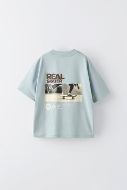 SKATER PRINT T-SHIRT - Zara фото 4