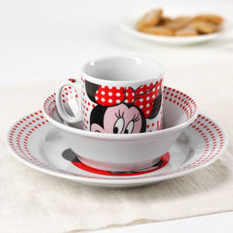 Набор посуды, 3 предмета: тарелка 16,5 см, миска 14 см, кружка 250 мл, Минни, Минни Маус - Disney фото 7