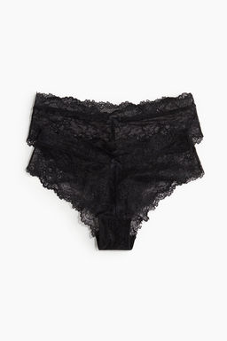Pack de 2 bragas Hipster de encaje - H&m фото 4