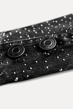 SEQUINNED DENIM JACKET ZW COLLECTION - Zara фото 9