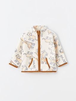 Dik Yaka Uzun Kollu Polar Erkek Bebek Sweatshirt ve E?ofman Alt 2li Tak?m - Waikiki фото 2