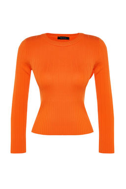 Mor Basic Bisiklet Yaka Triko Kazak TWOAW23KZ01249 - Trendyolmilla фото 13