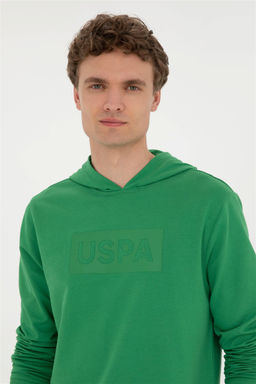 Мужской зеленый свитшот Неожиданная скидка в корзине - U.s. polo assn фото 2