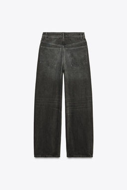 RELAXED OVERSIZE MID-WAIST JEANS - Zara фото 6