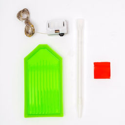 Алмазная мозаика на новый год с частичным заполнением на холсте Снежная красавица, 20?30 см, набор для творчества