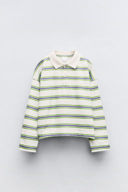 STRIPED POLO T-SHIRT